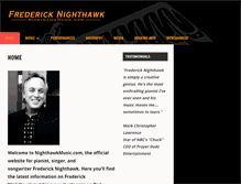 Tablet Screenshot of nighthawkmusic.com